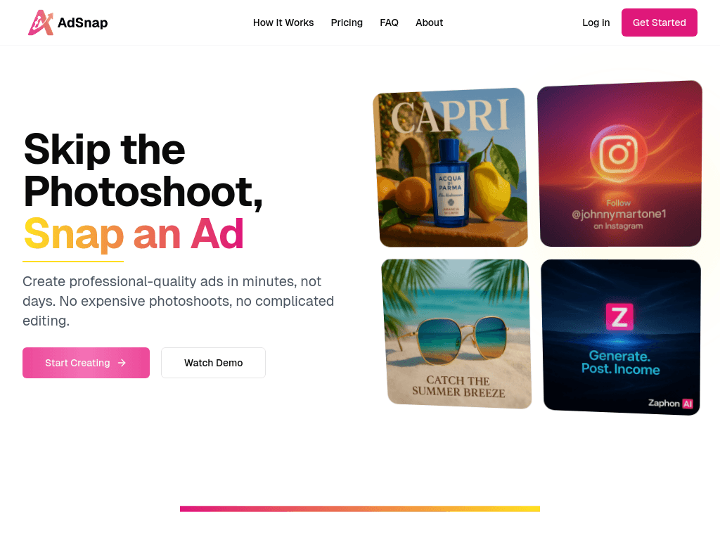AdSnap Screenshot